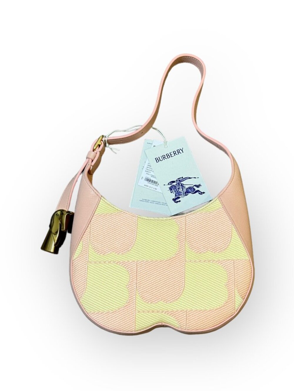 BURBERRY Chess Artwork Small Shoulder Bag in Blush - NWT + dustbag / cert.